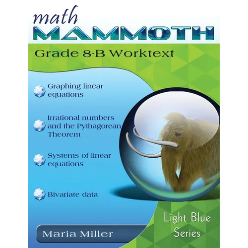 Math Mammoth Grade 8-B Worktext - Paperback