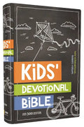 Nirv, Kids' Devotional Bible, Hardcover: Over 300 Devotions - Hardcover