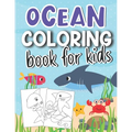Ocean Coloring Book for Kids: Cute Ocean Animal Illustrations To Color & Draw (Ocean Activity Book for Kids Ages 4-8) - Paperback