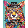 Zen Doodles: Stress Relief Coloring Book for Animal Lovers - Paperback