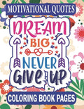 Motivational Quotes Coloring Book - Paperback