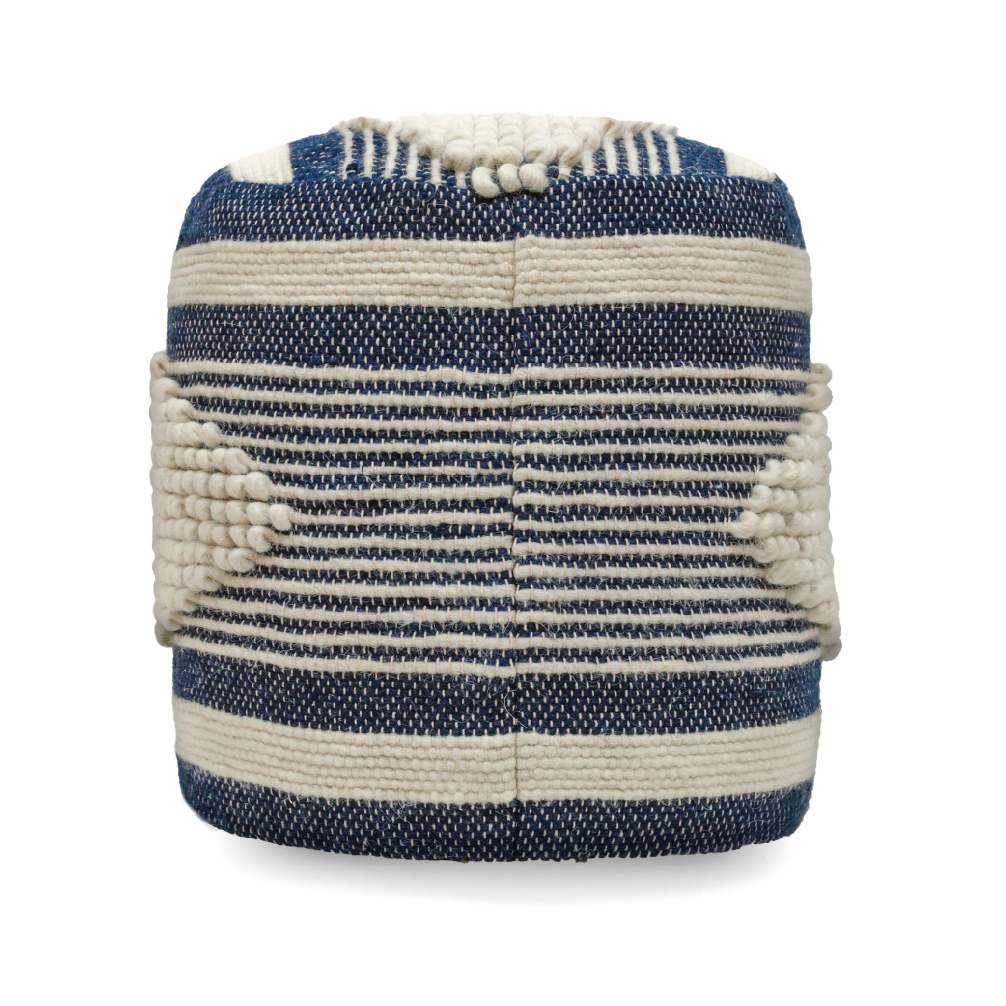 Diamond - Handcrafted Cylindrical Pouf