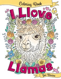 I Llove Llamas Coloring Book - Paperback