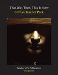 Litplan Teacher Pack: That Was Then This Is Now - Paperback