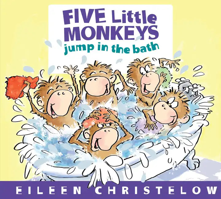 Five Little Monkeys Jump in the Bath - Board Book