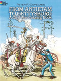 From Antietam to Gettysburg: A Civil War Coloring Book - Paperback