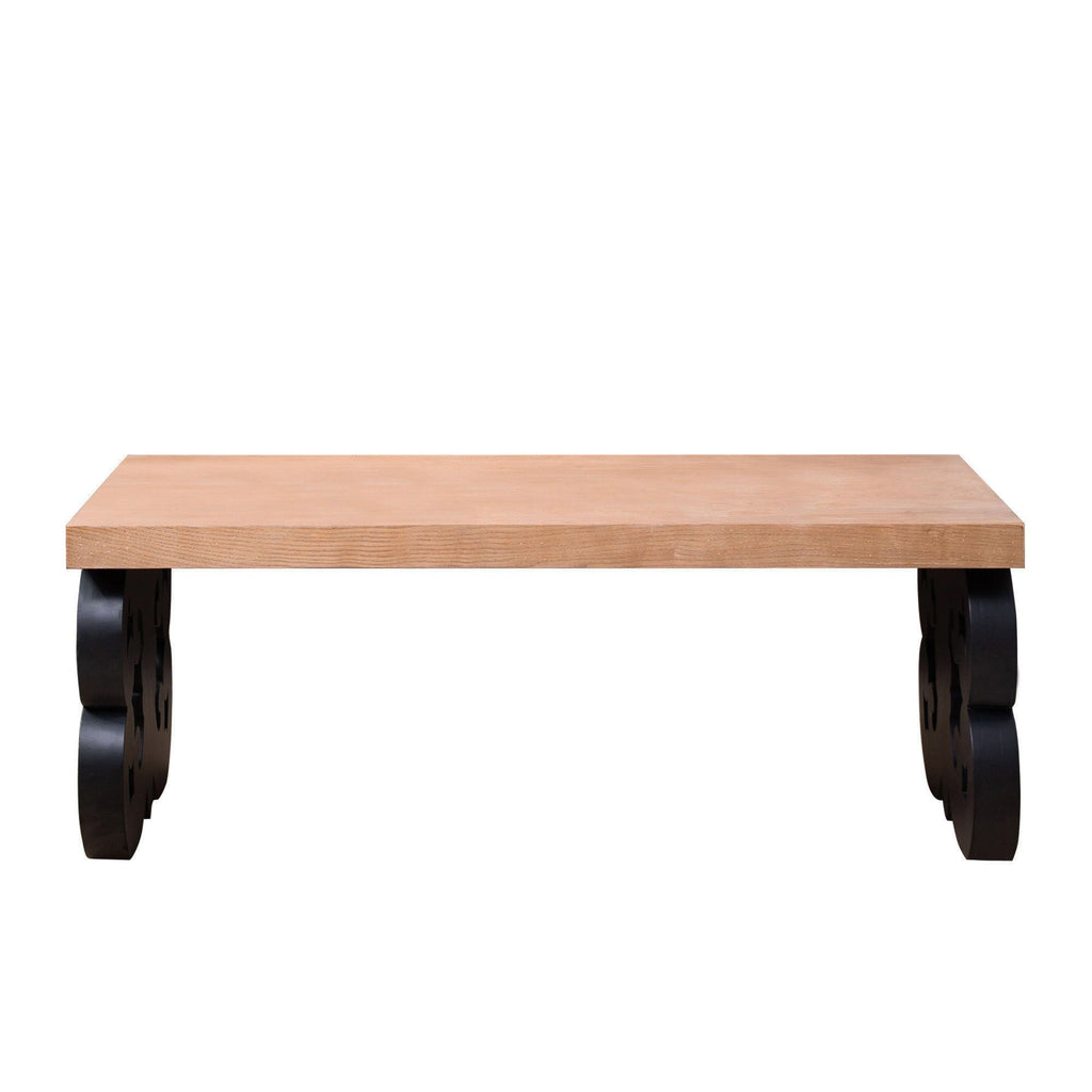 Ornate Scroll Base Coffee Table