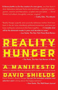 Reality Hunger: A Manifesto - Paperback