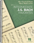 Intermediate J.S. Bach Favorites - The Classical Piano Sheet Music Series - Spiral