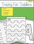 Tracing For Toddlers: Beginner to Tracing Lines, Shape & ABC Letters - Paperback