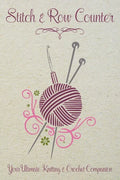 Stitch & Row Counter: Your Ultimate Knitting & Crochet Companion - Paperback