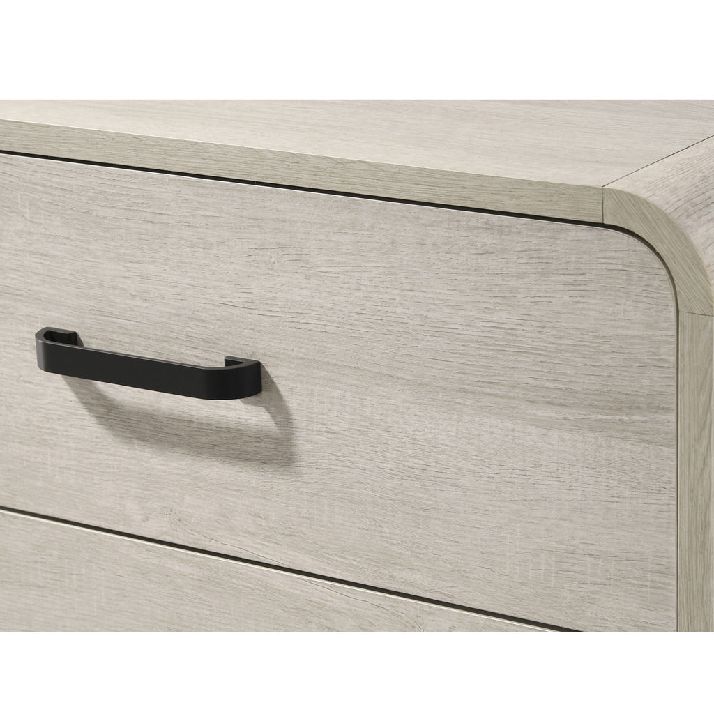 Nightstand With 2 Drawers, Ample Storage Space - Antique White