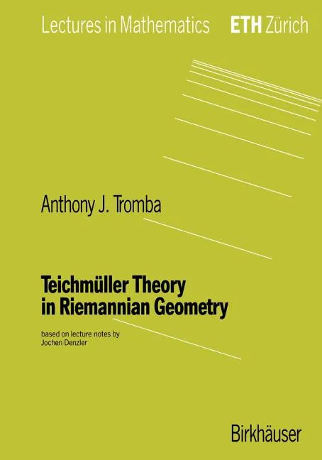 Teichmüller Theory in Riemannian Geometry - Paperback