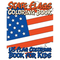 State Flags Coloring Book: Coloring Book For Kids - Paperback