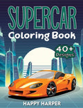 Supercar Coloring - Paperback