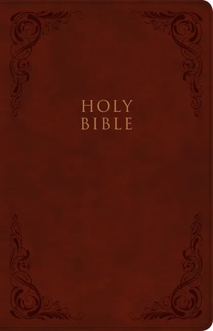 KJV Large Print Personal Size Reference Bible, Burgundy Leathertouch - Imitation Leather