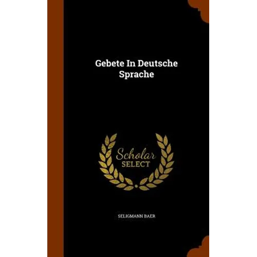 Gebete In Deutsche Sprache - Hardcover