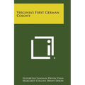 Virginia's First German Colony - Paperback