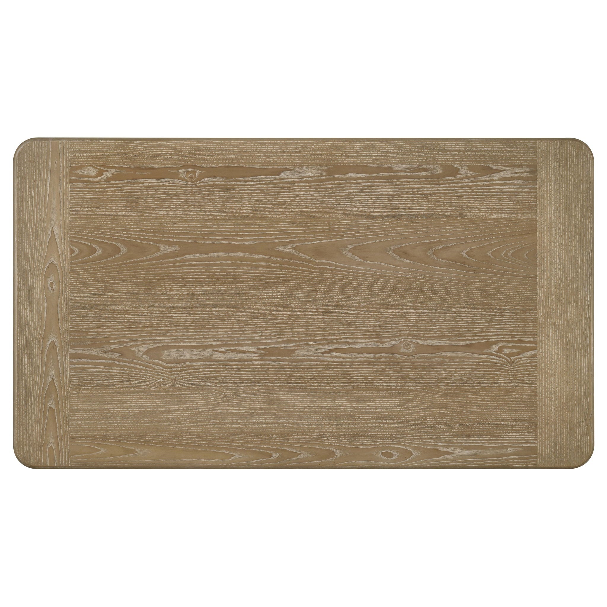 Adina Rectangular Wood Coffee Table Distressed Light Brown