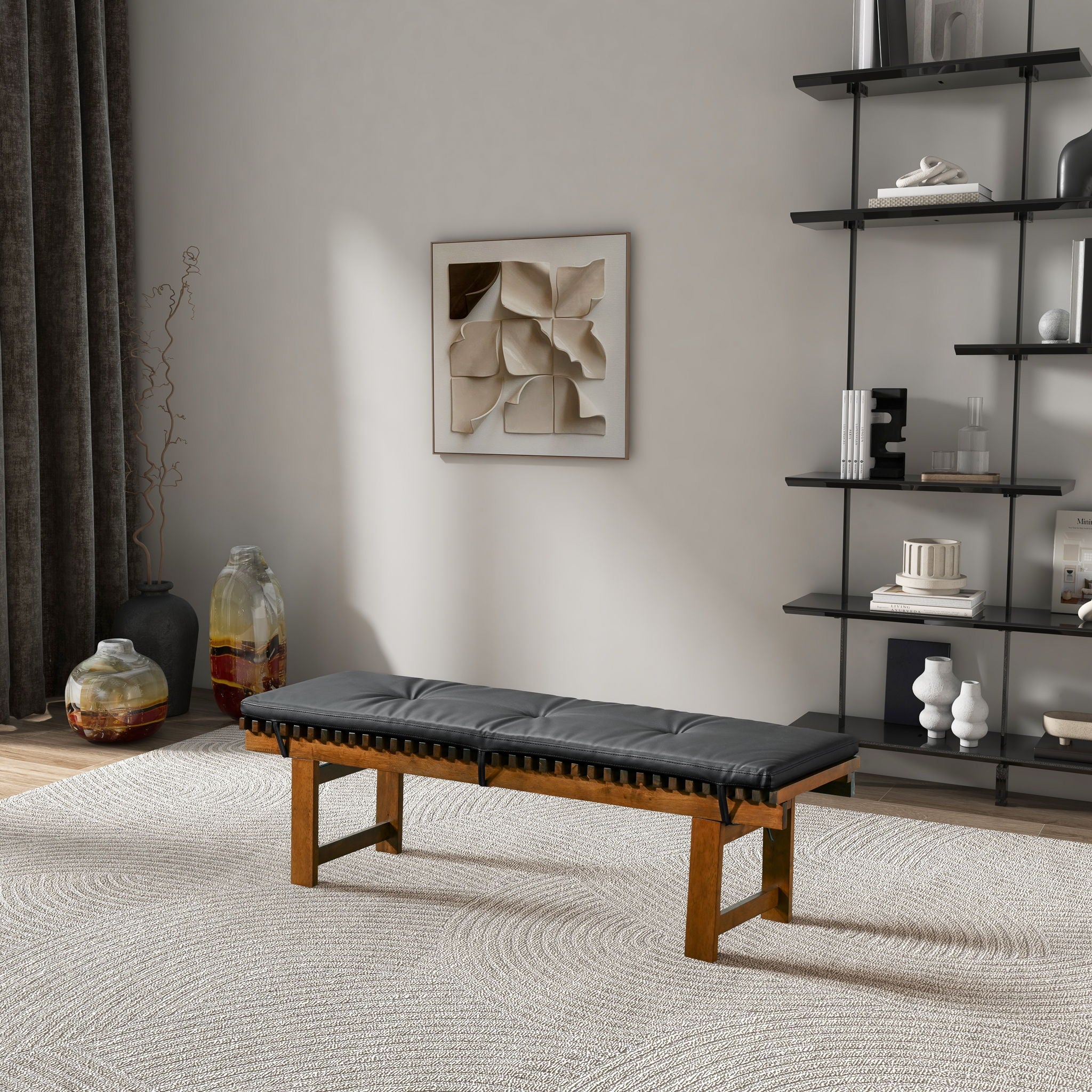 Lucia - Bench - Black