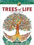 Creative Haven Trees of Life Coloring Book - Paperback