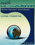 Math Mammoth Grade 1 Skills Review Workbook Answer Key - Paperback