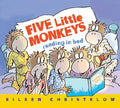 Five Little Monkeys Reading in Bed Board Book - Board Book