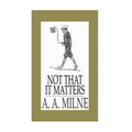 Not that it Matters - Paperback