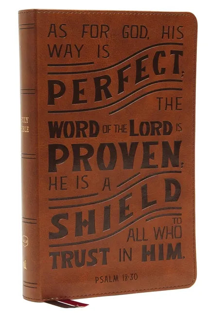 Nkjv, Personal Size Reference Bible, Verse Art Cover Collection, Leathersoft, Tan, Red Letter, Thumb Indexed, Comfort Print: Holy Bible, New King Jame - Imitation Leather
