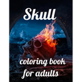 Skull coloring book for adults: A Coloring Book of 35 Unique skull Coe Stress relief Book Designs Paperback - Paperback