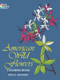 American Wild Flowers Coloring Book - Paperback