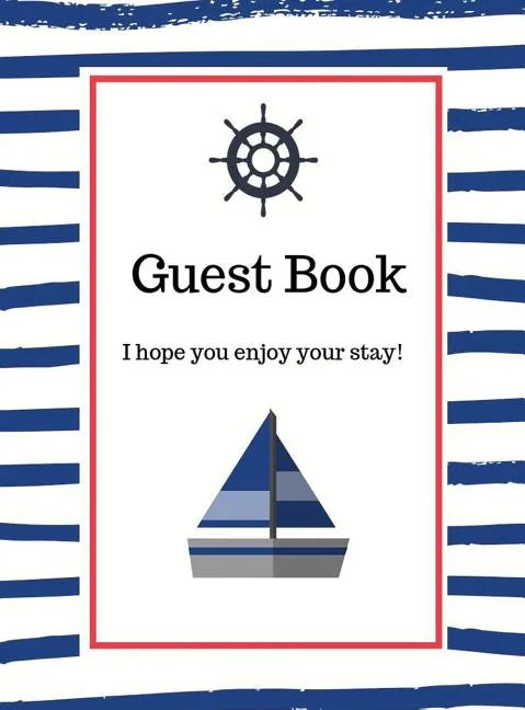 Nautical Guest Book Hardcover - Hardcover