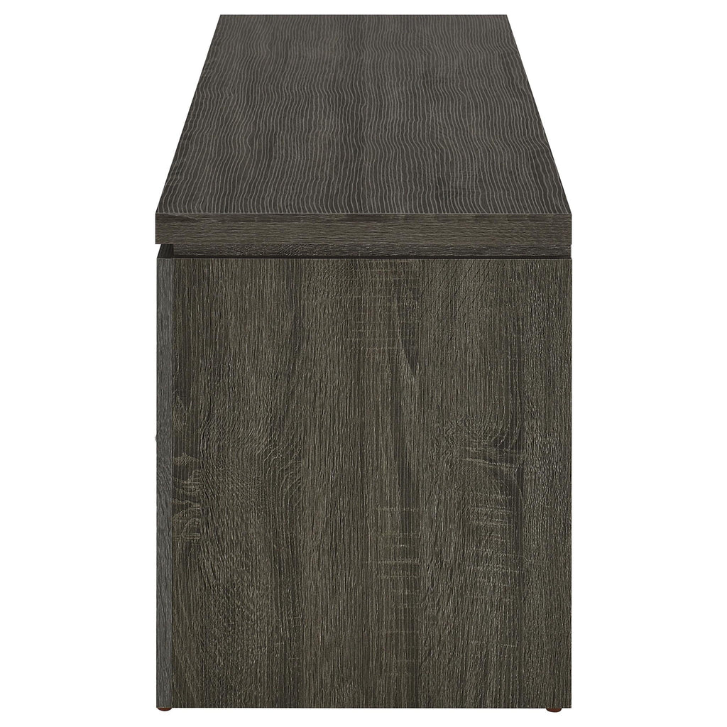 Elkton 2-drawer Engineered Wood 59-inch TV Stand Weathered Grey