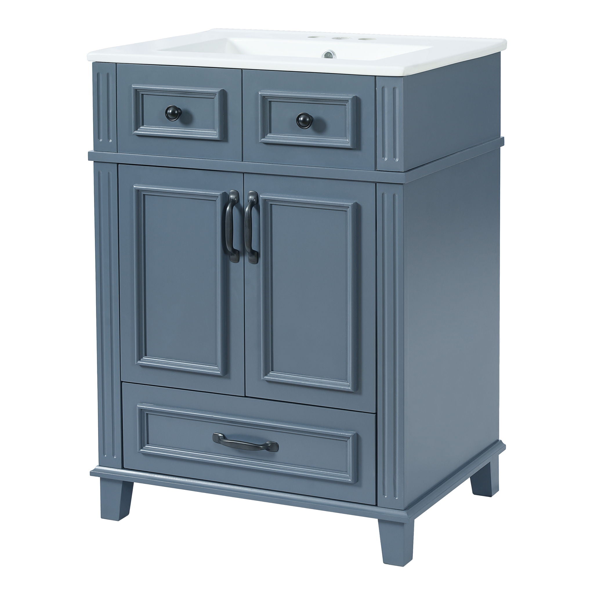 Bathroom Vanity With Sink, Storage Cabinet