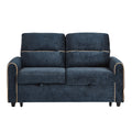 Pull Out Sofa Bed With Adjustable 3 Position Backrest, USB Charging Ports, Side Pockets