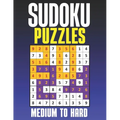 Sudoku Puzzles: Medium & Hard Sudoku Puzzles Suduko Books for Adults with Full solutions. - Paperback