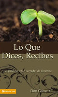 Lo Que Dices, Recibes: Tus Palabras Están Cargadas de Dinamita - Paperback