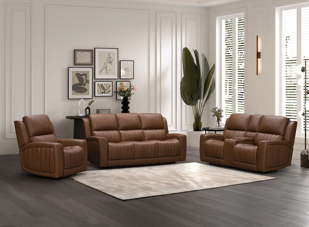 Pierce - Console Loveseat With Power Recline, Power Headrests And Power Lumber-Zero Gravity, Lumbar