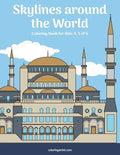 Skylines around the World Coloring Book for Kids 4, 5 & 6 - Paperback