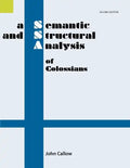 A Semantic and Structural Analysis of Colossians, 2nd Edition - Paperback