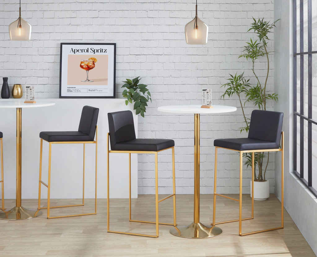 Fuji - Contemporary Design High Back Barstool