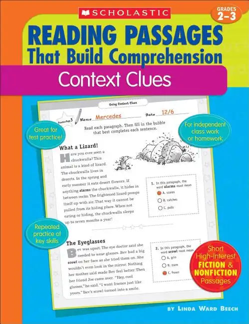 Reading Passages That Build Comprehension: Context Clues Grades 2-3 - Paperback