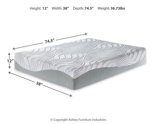 12 Inch Memory Foam - Ultra Plush Mattress
