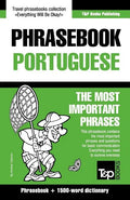 English-Portuguese phrasebook and 1500-word dictionary - Paperback