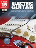 First 15 Lessons - Electric Guitar - A Beginner's Guide Book/Online Media - Paperback