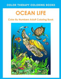 Ocean Life Color By Number Adult Coloring Book - Paperback