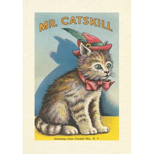 Vintage Lined Notebook Mr. Catskill, Greetings from Catskill Mts., NY - Paperback