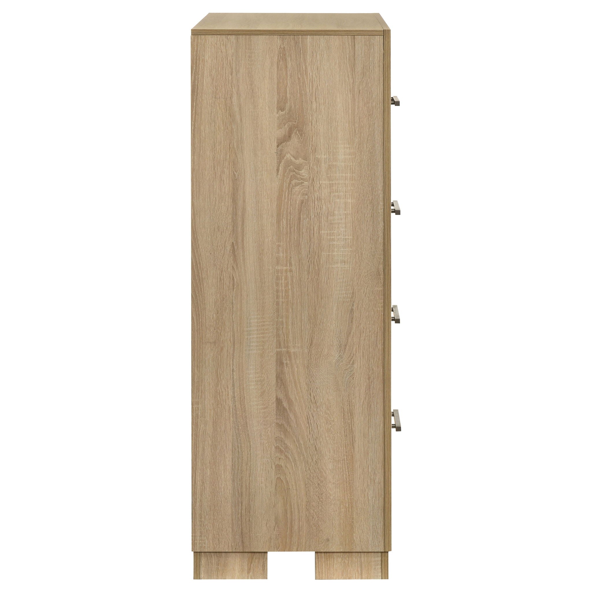 Arielle 4-drawer Bedroom Chest of Drawers Light Oak