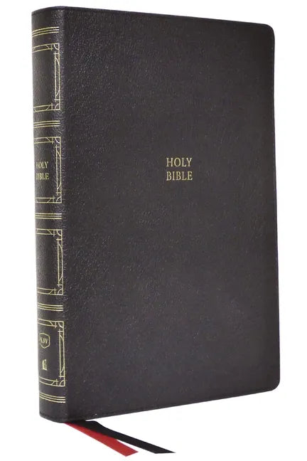 KJV Holy Bible: Paragraph-Style Large Print Thinline with 43,000 Cross References, Black Genuine Leather, Red Letter, Comfort Print (Thumb Indexed): K - Leather