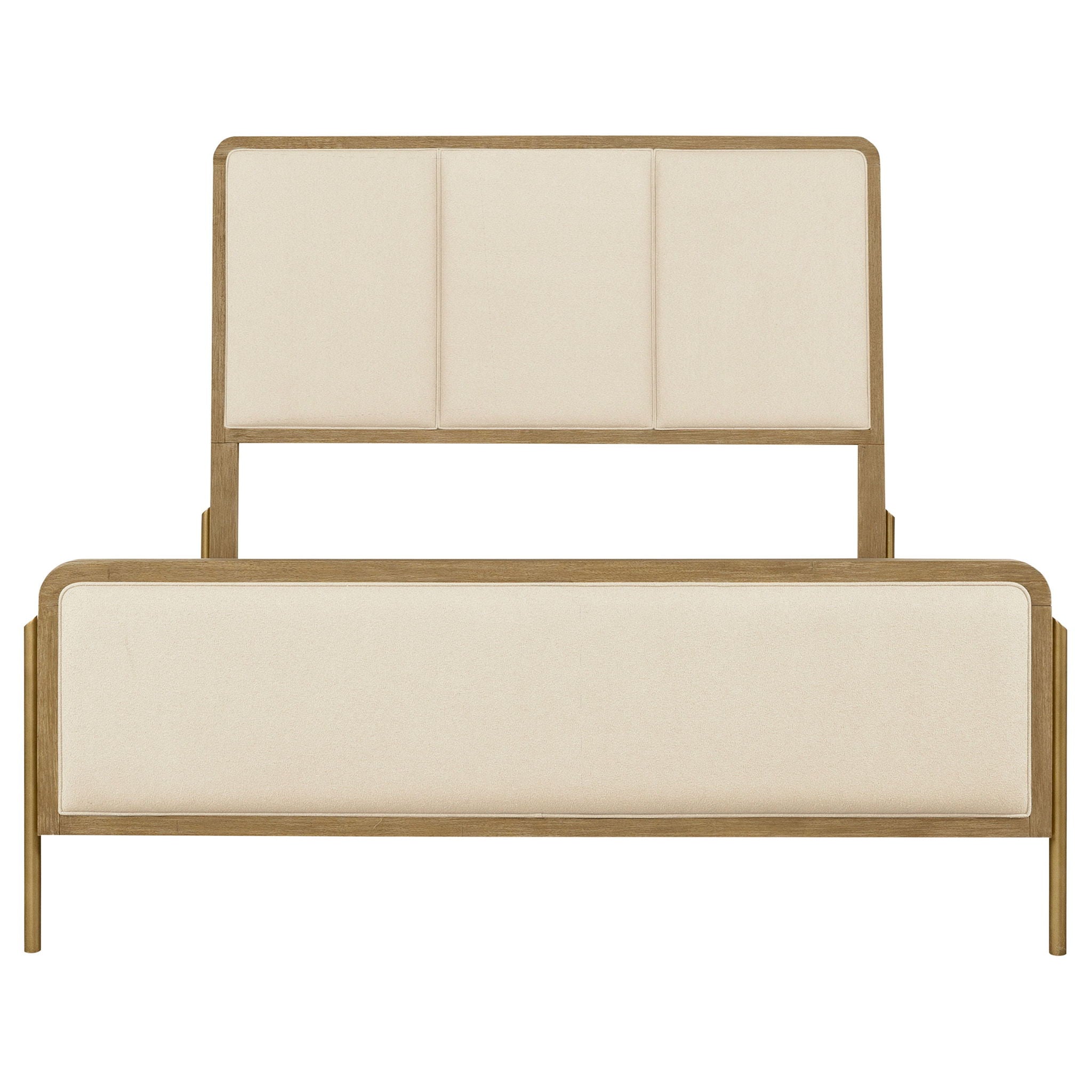 Arini 56-inch Eastern King Panel Bed Cream and Sand Wash